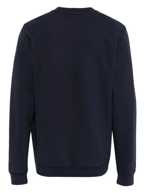 Sunspel ribbed-collar cotton sweatshirt