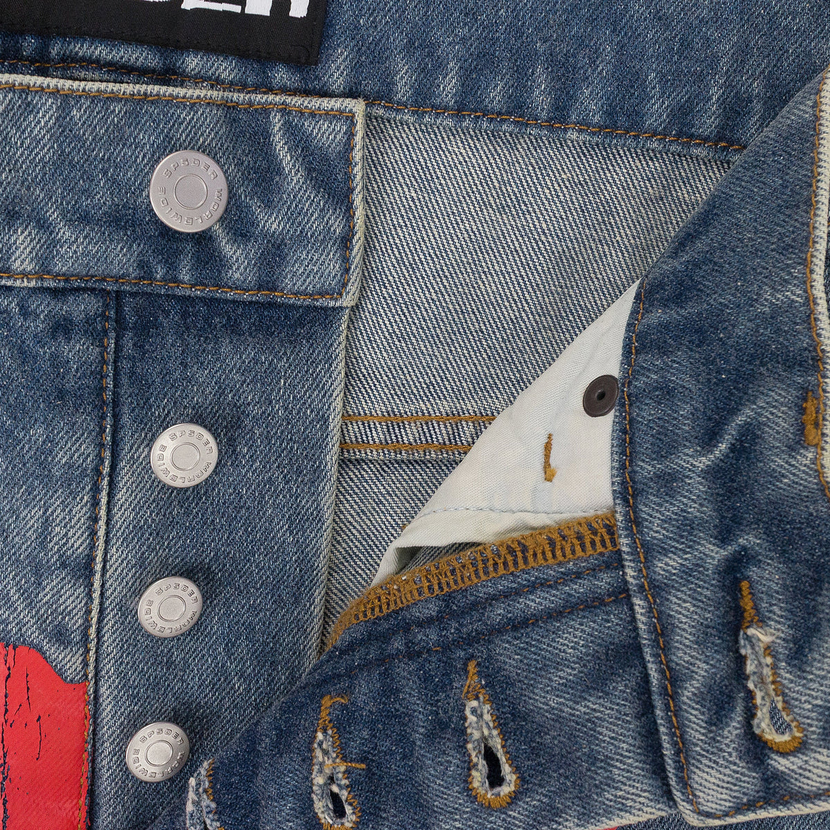 BLUE V3 STRAIGHT-FIT JEANS