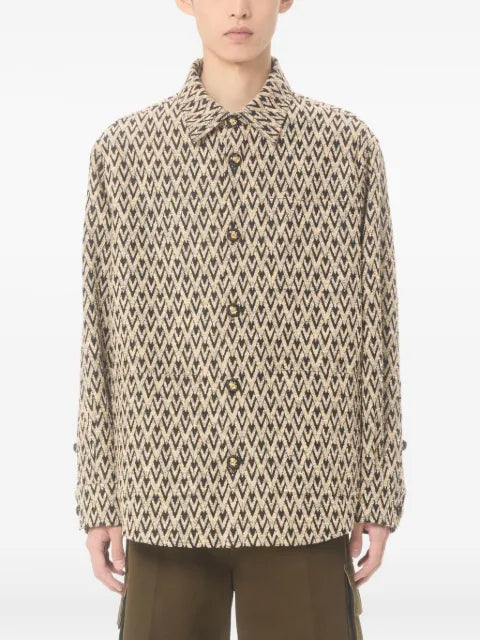 Valentino Garavani button-fastening shirt jacket