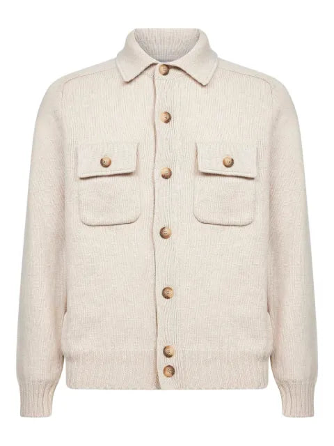 D4.0 chest-pocket button overshirt