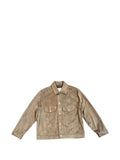 Song For The Mute button-down suede jacket