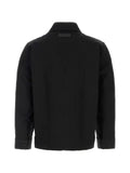 Givenchy couture seam overshirt in cotton with checked reverse