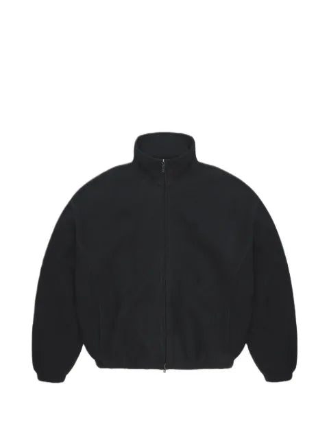 Rains fleece-texture high-neck jacket