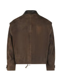 Salvatore Santoro oversized leather jacket