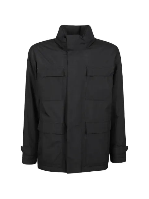 Herno multi-pocket high-neck jacket