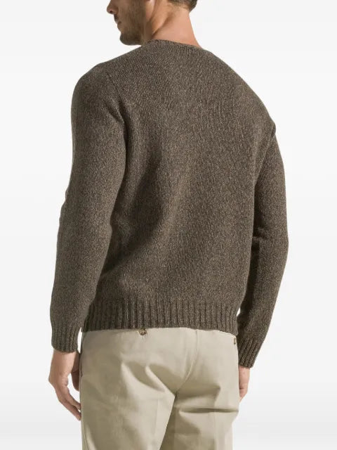 Seventy ribbed-knit crew-neck sweater