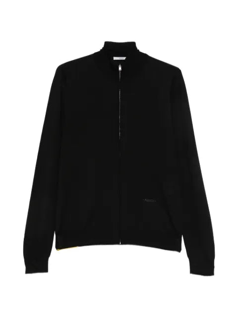 FENDI zip-up high-neck sweater