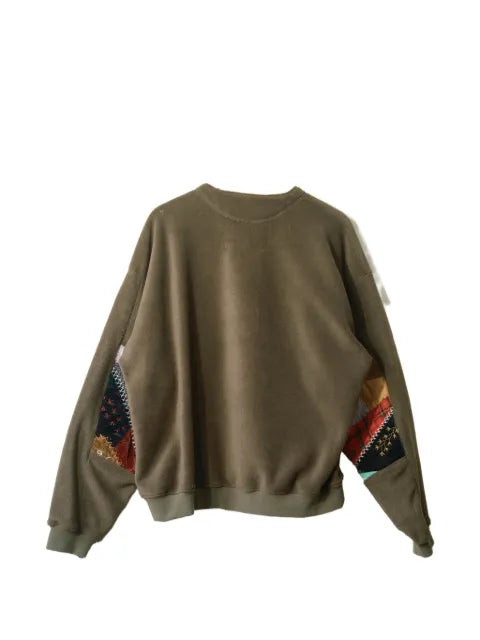 KHOKI patchwork fleece sweatshirt
