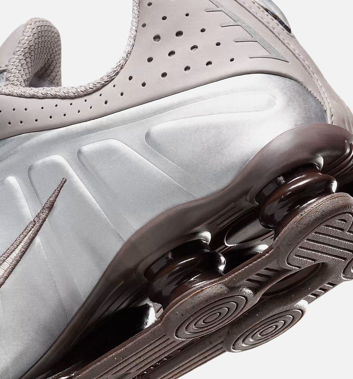 Nike Shox R4 Men's Sneakers - Cave Stone/College Grey/Baroque Brown