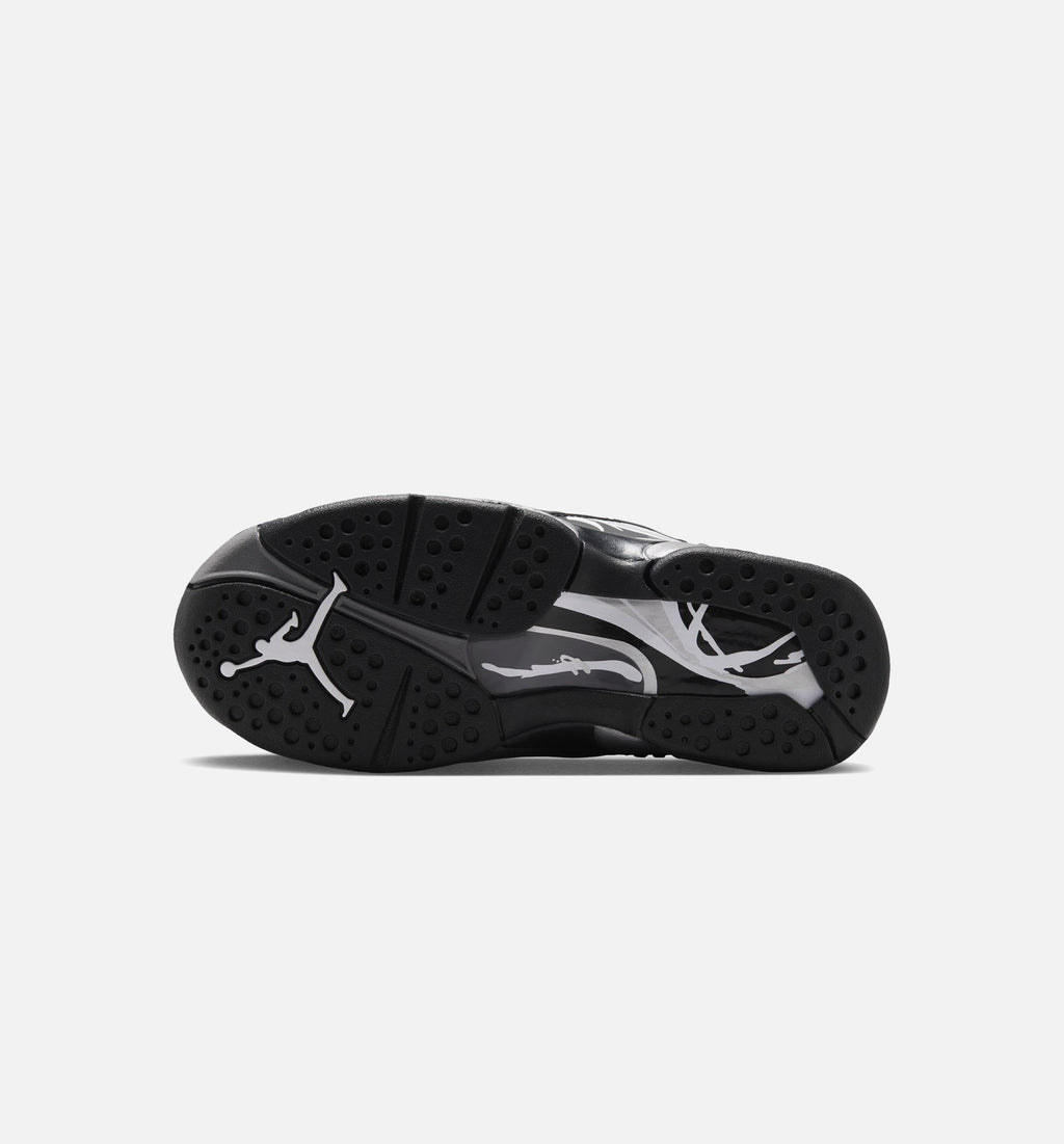Air Jordan 8 Retro Chrome Black & Light Graphite Grade School Lifestyle Shoe