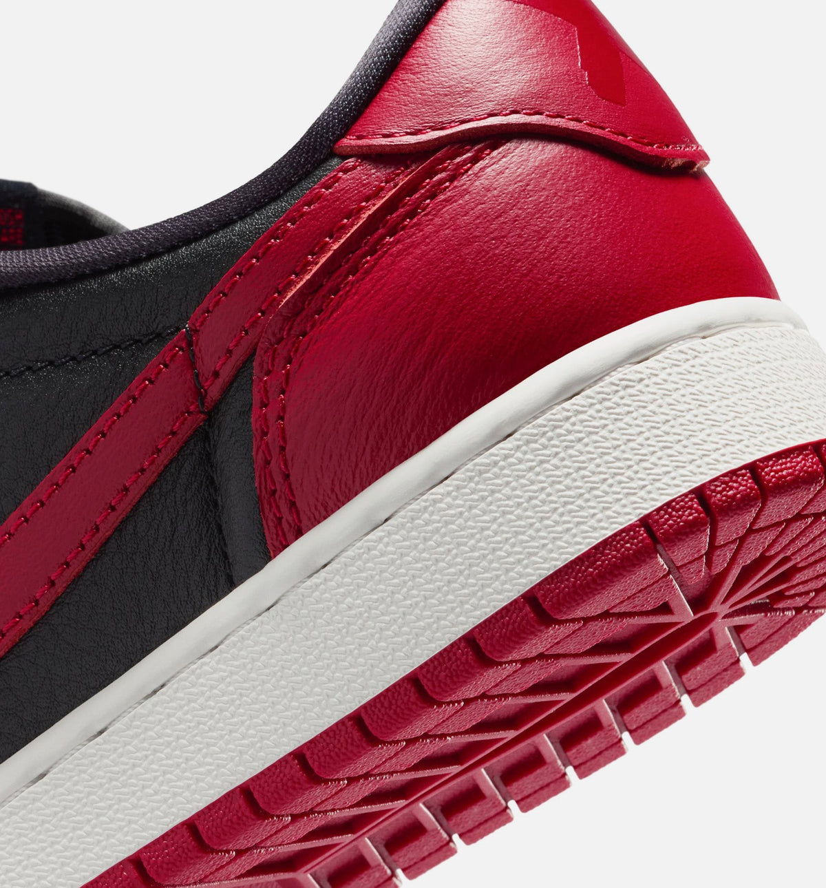 Air Jordan 1 Retro Low OG Grade School Lifestyle Shoe - Black/Varsity Red/Summit White