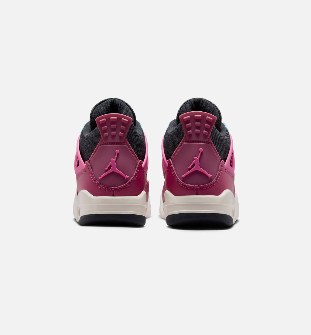 Air Jordan 4 Retro She's A Star Big Kids' Sneakers - Sweet Beet / Desert Pink / Off-Noir / Chalk