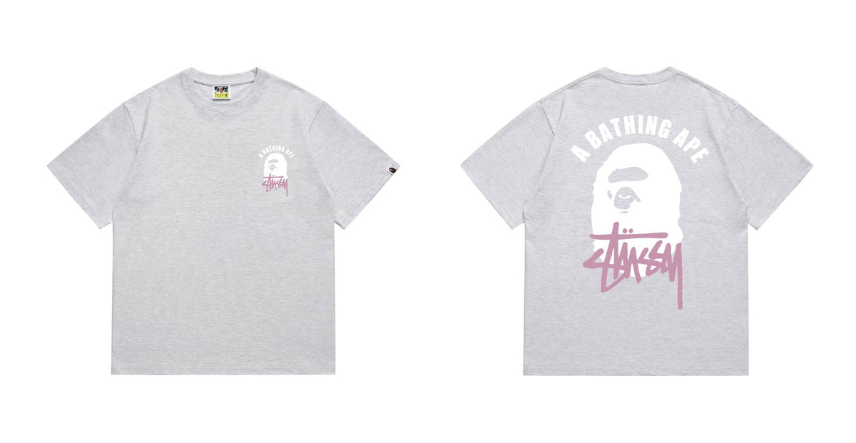 BAPE White Ape Back Graphic T-Shirt