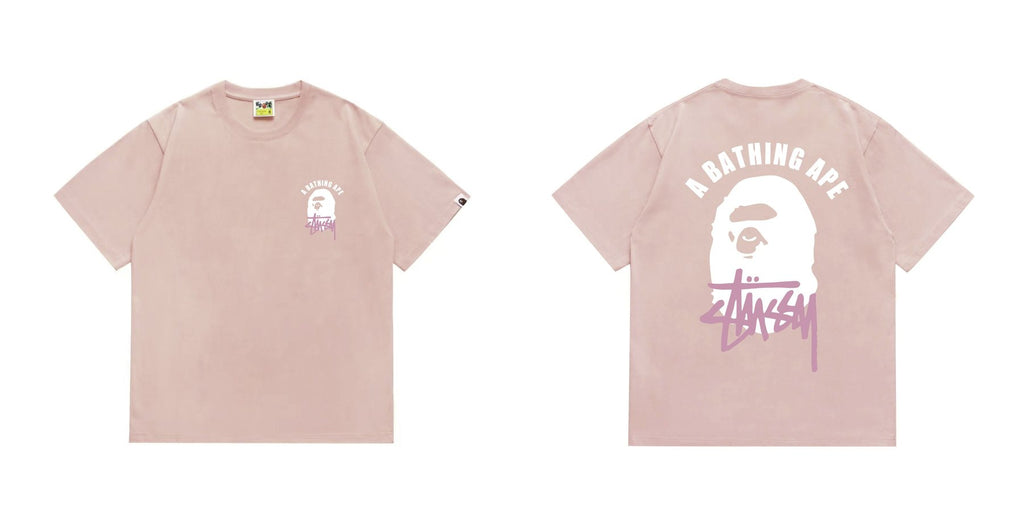 BAPE White Ape Back Graphic T-Shirt