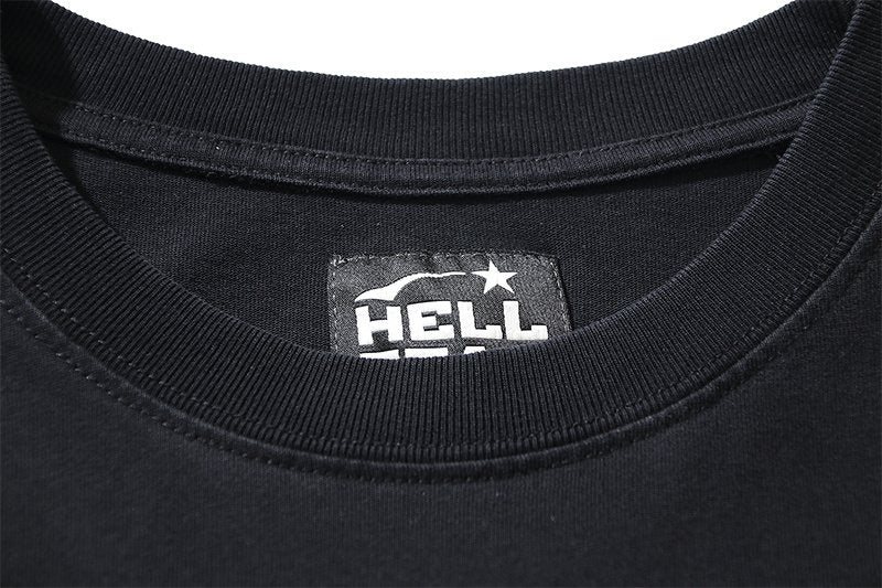 HEILSTAR Flame and Star Graphic T-Shirt