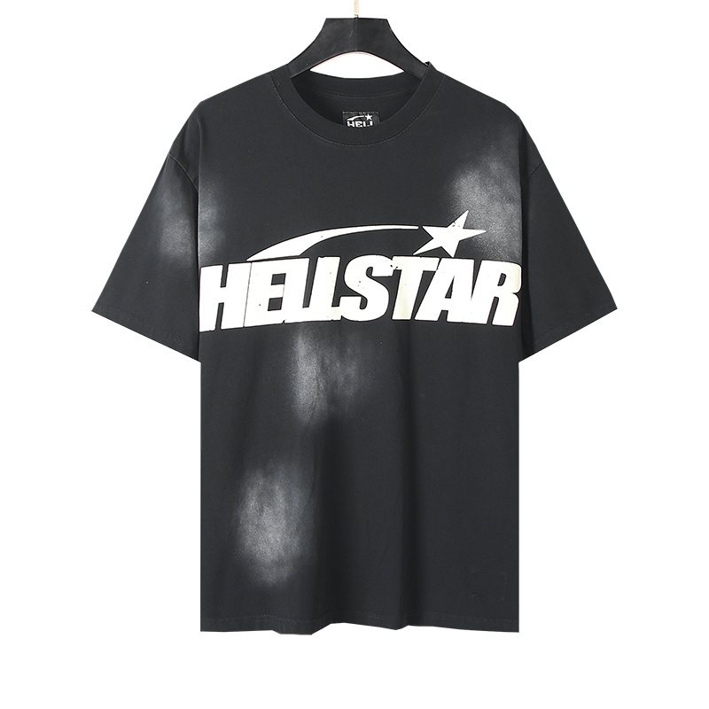 HEILSTAR Flame and Star Graphic T-Shirt