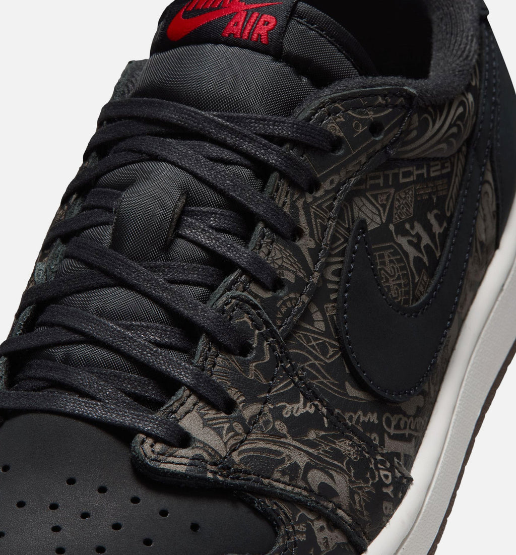 Air Jordan 1 Retro Low OG Black/Varsity Red Men's Low-Top Lifestyle Shoes