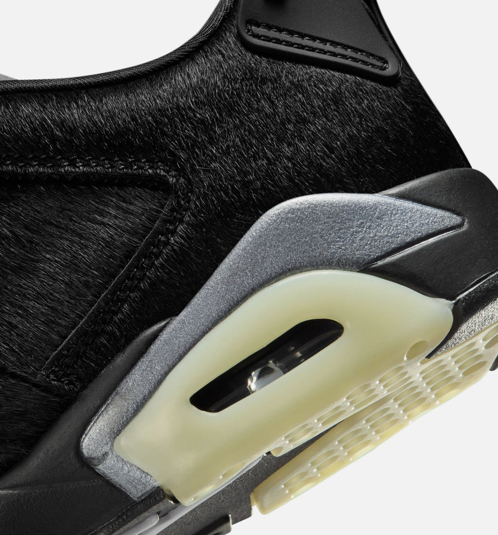 Air Jordan 6 Retro Low "Blackout" Women's Shoe – Black/Black