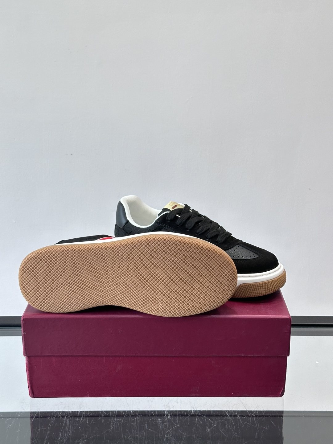 Gucci Black Stripe Sneakers