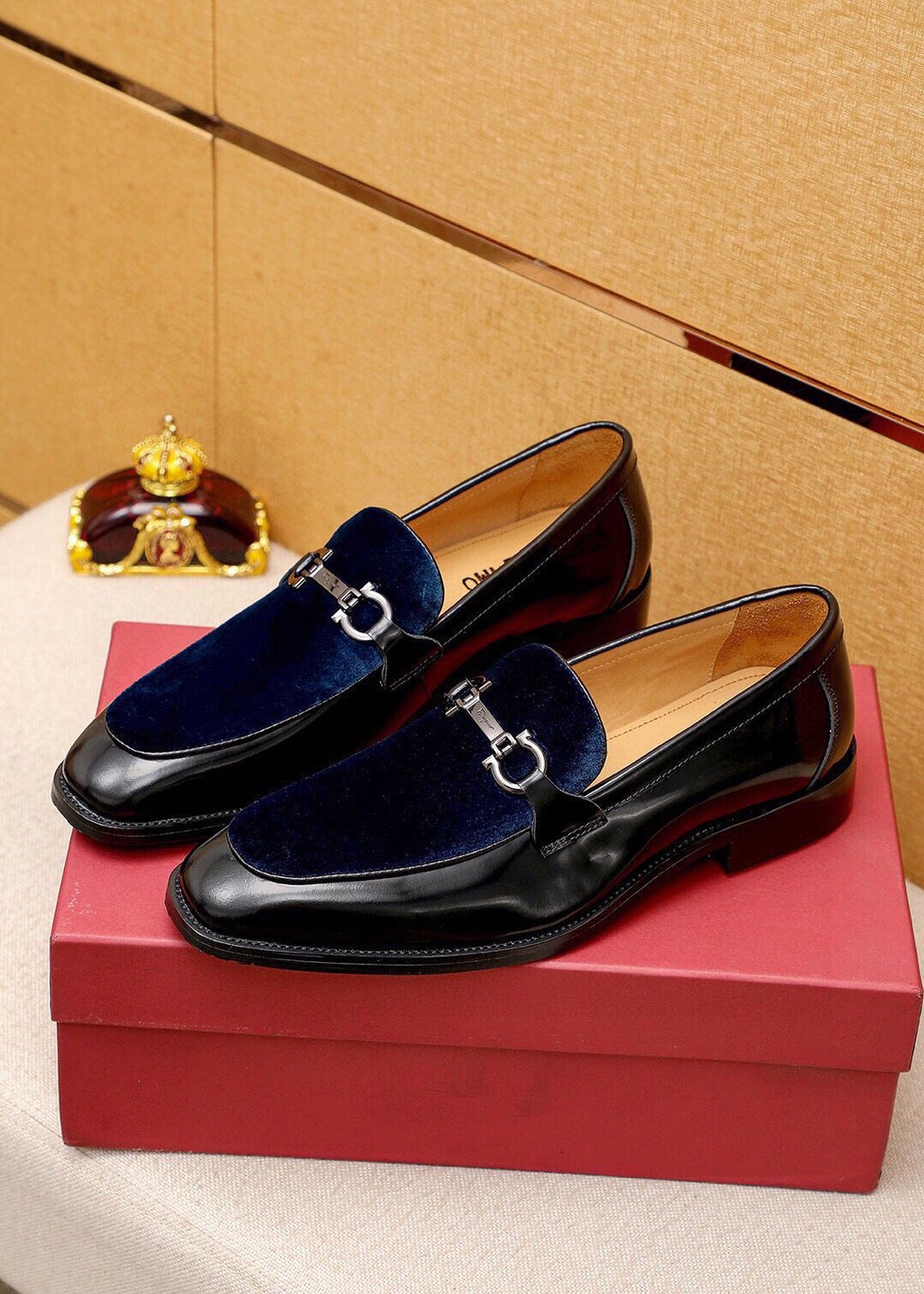 Ferragamo Silver-Hardware Bit Loafers